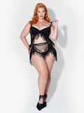 Lune Beaded Longline Bra - Frederick's of Hollywood