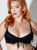 Lune Beaded Longline Bra - Frederick's of Hollywood