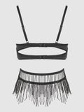 Lune Beaded Longline Bra - Frederick's of Hollywood