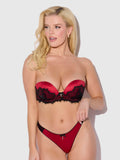 Lexi Lace Strapless Push Up Bra - Frederick's of Hollywood