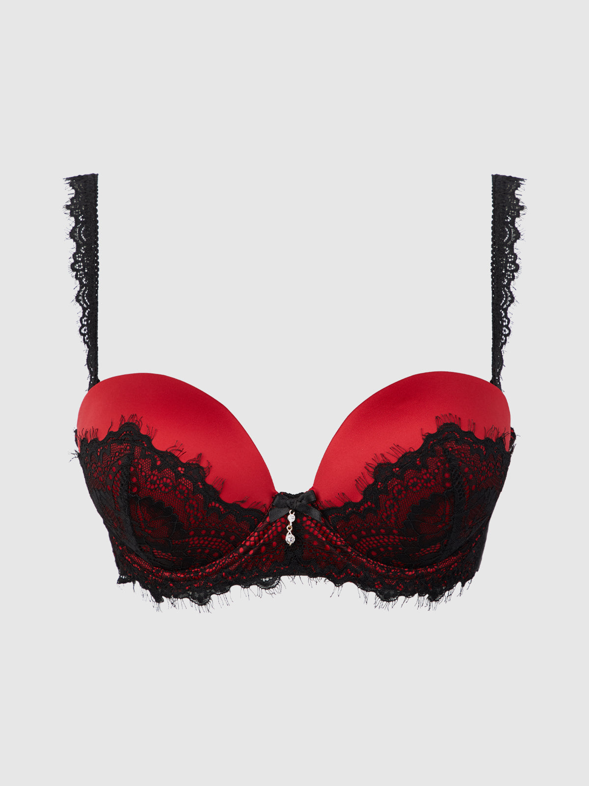 Lexi Lace Strapless Push Up Bra - Frederick's of Hollywood