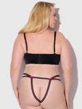 Harlow Embroidered Mesh Push Up Longline Demi Bra - Frederick's of Hollywood