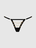 Maeve Chain Lace Up G-String - Frederick's of Hollywood