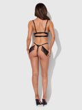 Hendrix Faux Leather With Detachable Fringe Thong - Frederick's of Hollywood