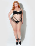 Lune Beaded & Strappy Thong - Frederick's of Hollywood