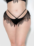 Lune Beaded & Strappy Thong - Frederick's of Hollywood