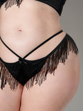 Lune Beaded & Strappy Thong - Frederick's of Hollywood