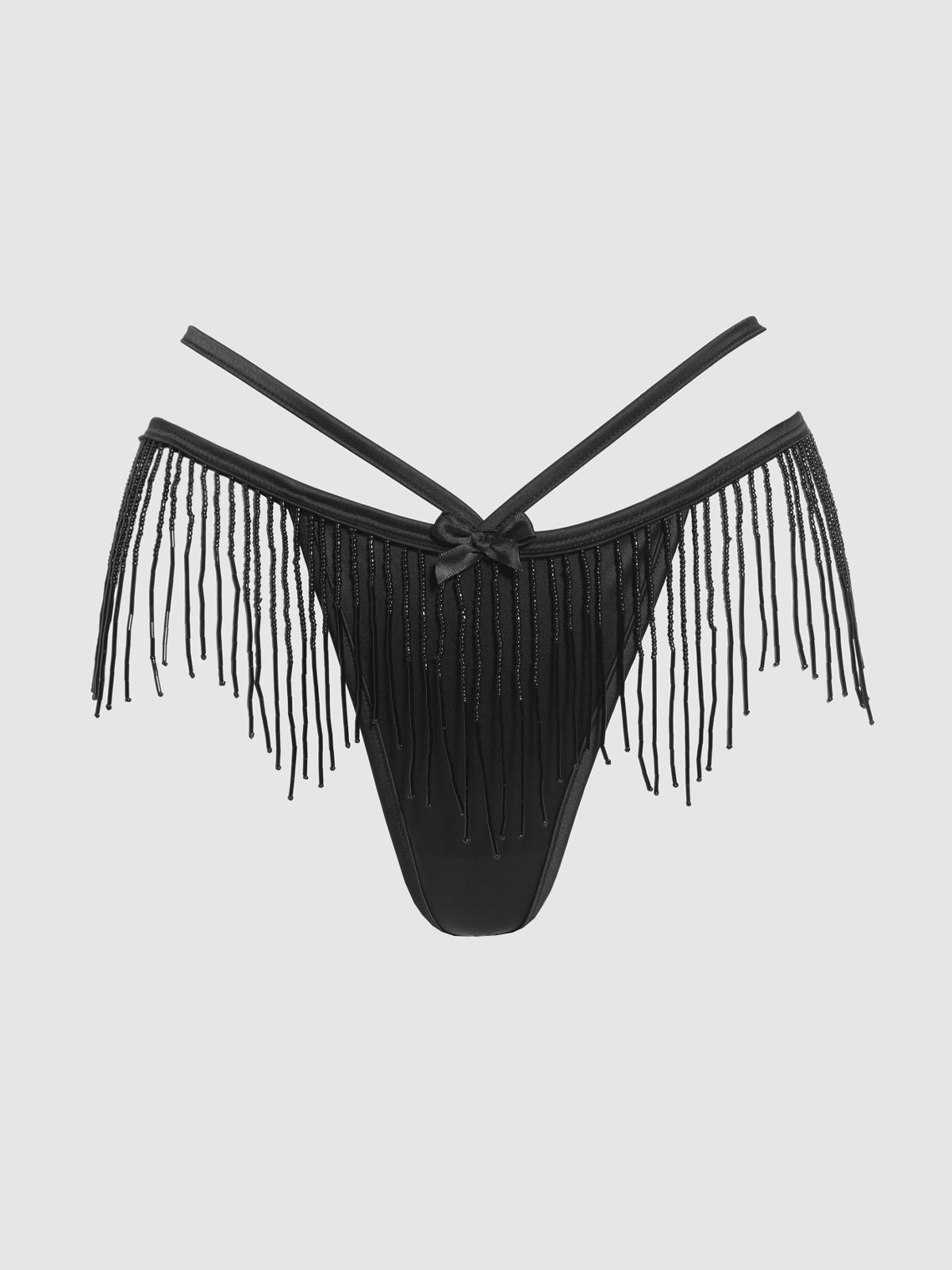 Lune Beaded & Strappy Thong - Frederick's of Hollywood