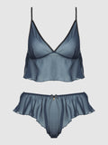 Rowen Chiffon Sleep Cami & Panty - Frederick's of Hollywood