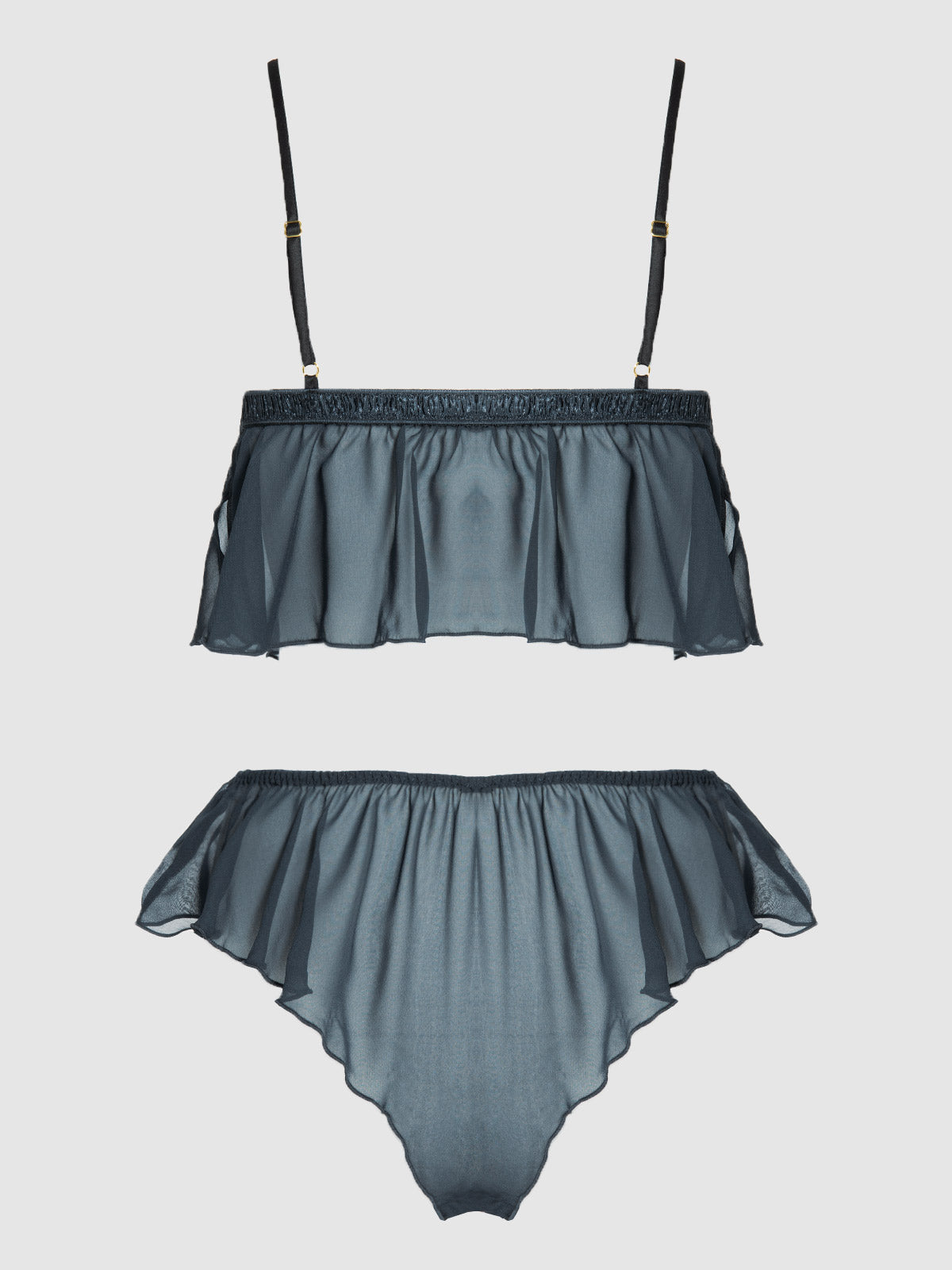 Rowen Chiffon Sleep Cami & Panty - Frederick's of Hollywood