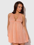 Pia Unlined Soft Cup Mesh Babydoll - Frederick's Of Hollywood