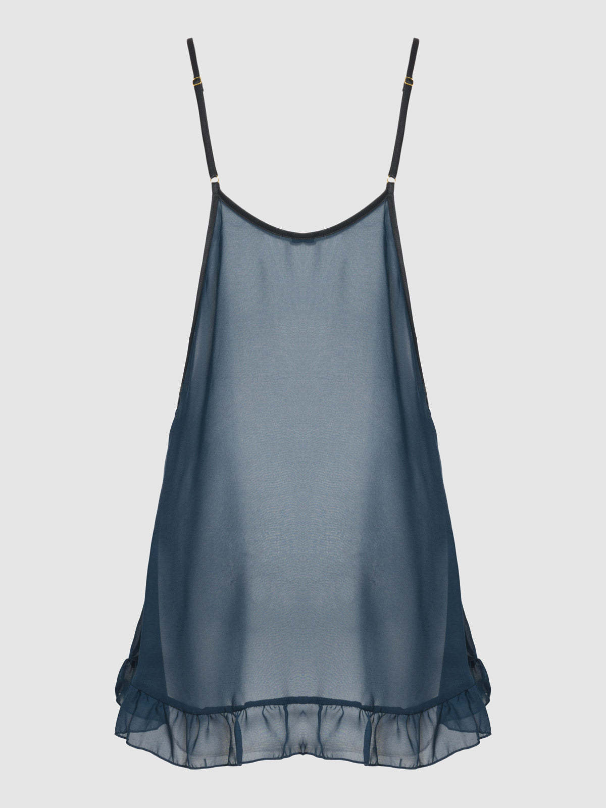 Rowen Chiffon Gathered Babydoll Slip - Frederick's of Hollywood