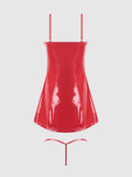 Phoenix Patent Underwire Chemise & G-String Set - Frederick's of Hollywood