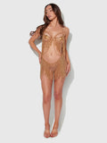 Ziggy Draped Chain Chemise - Gold