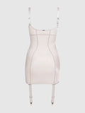 Pia Unlined Underwire Mesh Chemise - Silver Grey