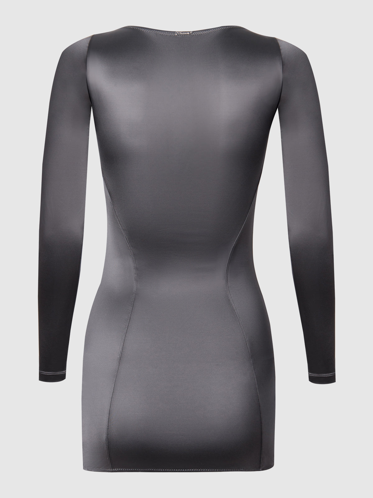 Neev Oil Slick Underwire Long-Sleeved Slip Dress - Fredericks of Hollywood