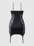 Adelaide Satin & Lace Push Up Chemise - Frederick's of Hollywood