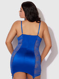 Adelaide Satin & Lace Push Up Chemise - Frederick's of Hollywood