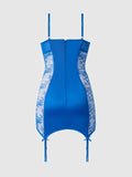 Adelaide Satin & Lace Push Up Chemise - Frederick's of Hollywood