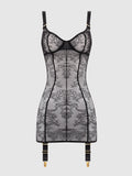 Pia Lace Unlined Underwire Chemise - Frederick's Of Hollywood