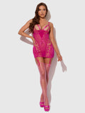 Venus Lace Strappy Chemise & G-String Set - Frederick's of Hollywood