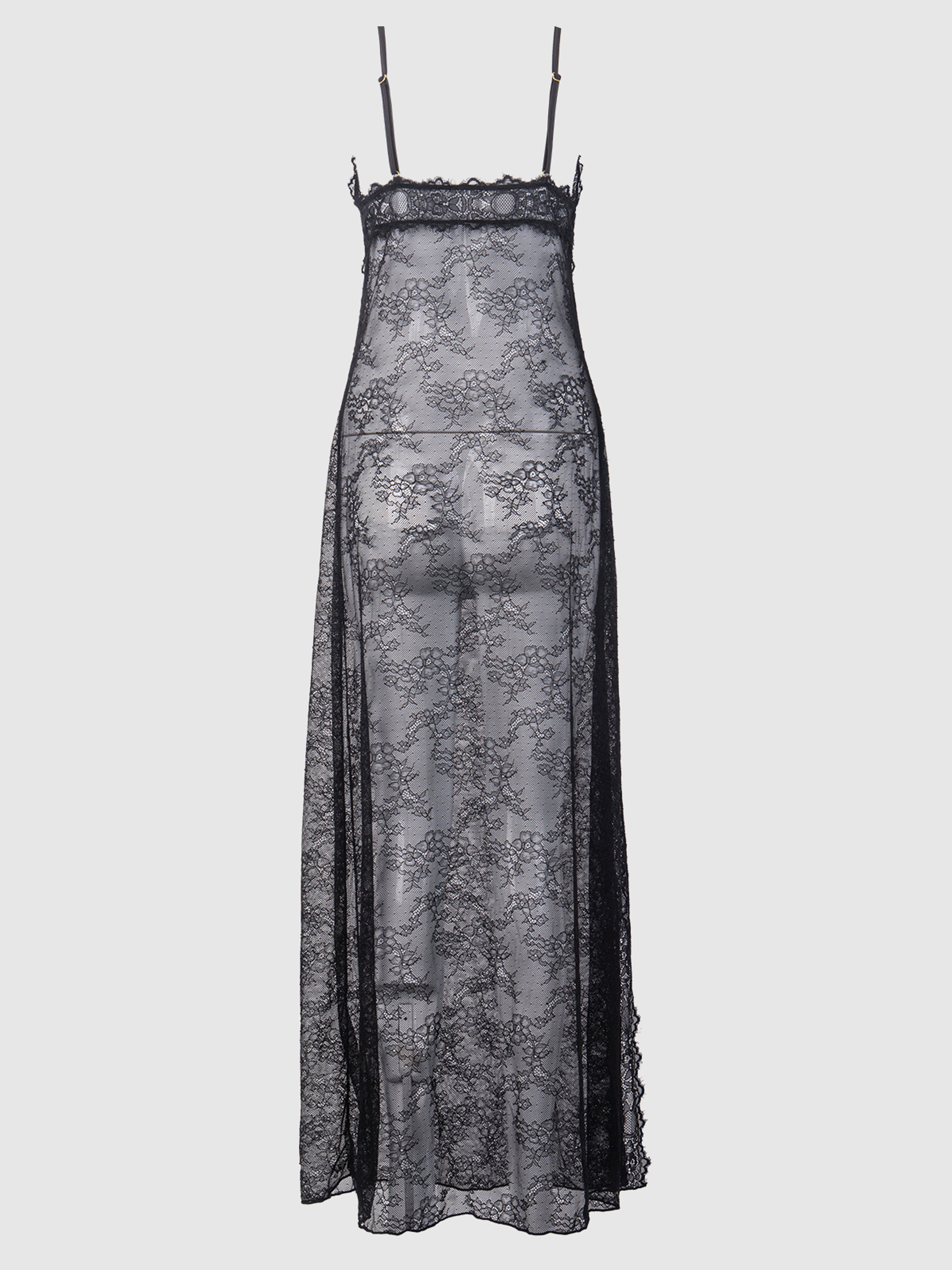 Luella Lace Wrap Maxi Gown - Frederick's Of Hollywood