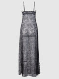 Luella Lace Wrap Maxi Gown - Frederick's Of Hollywood