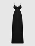 Petra Satin Monowire Cutout Gown - Frederick's of Hollywood