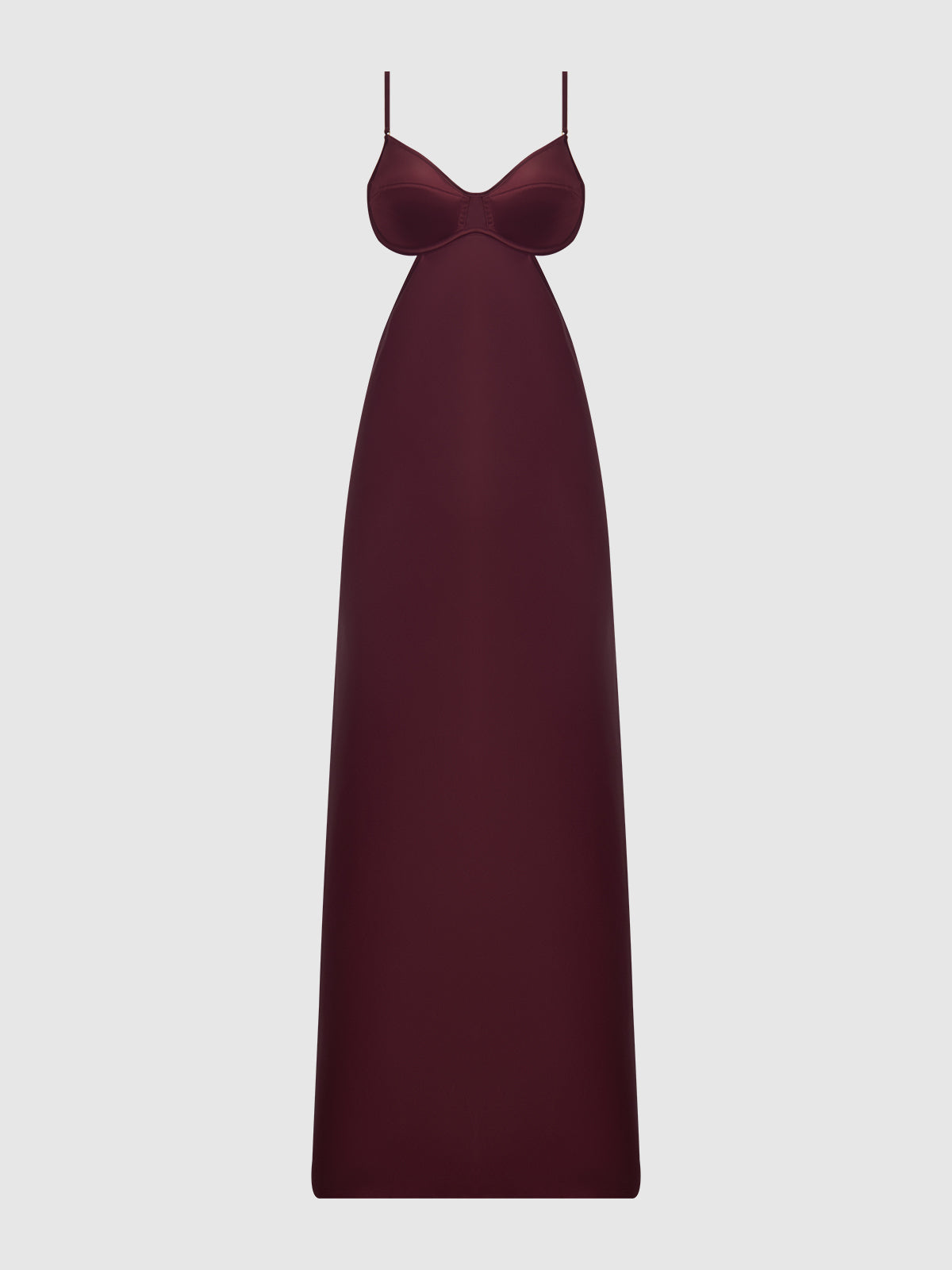 Petra Satin Monowire Cutout Gown - Frederick's of Hollywood
