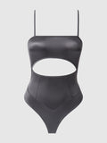 Neev Oil Slick Cutout Scoop Back Bodysuit - Fredericks of Hollywood