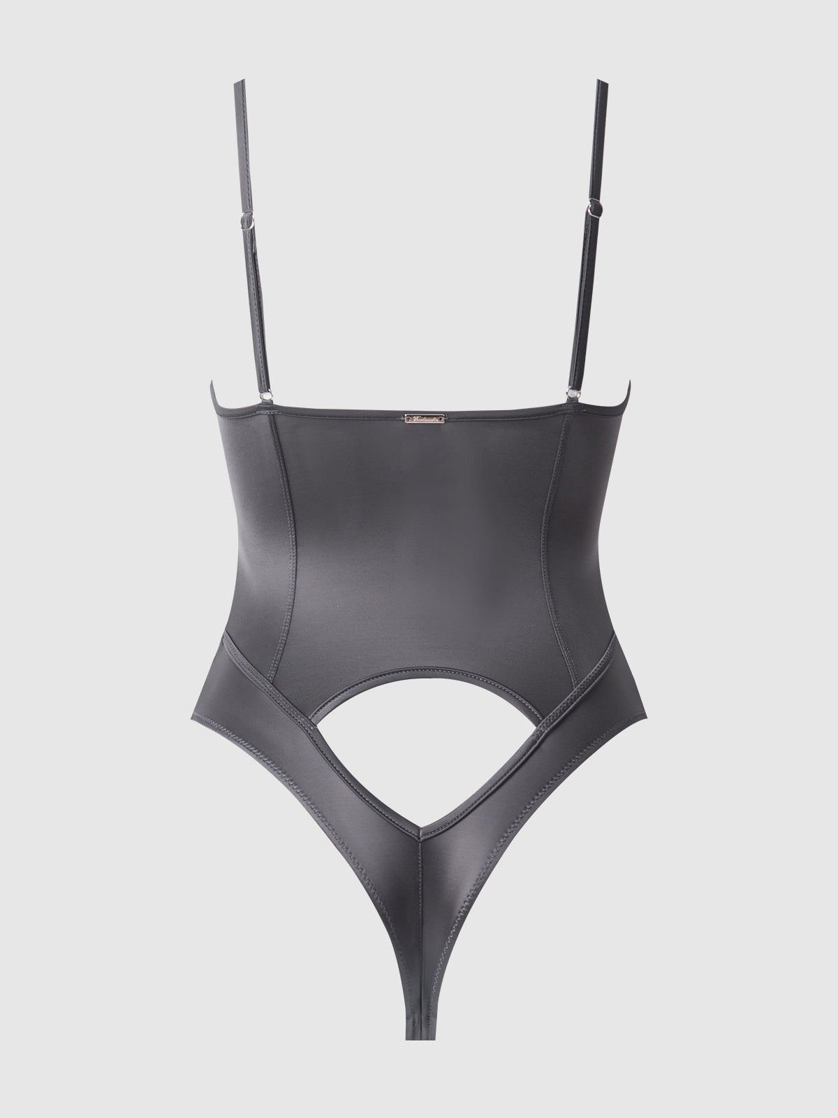 Neev Oil Slick Cutout Scoop Back Bodysuit - Fredericks of Hollywood