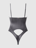 Neev Oil Slick Cutout Scoop Back Bodysuit - Fredericks of Hollywood