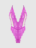 Arianna Lace & Chains Plunge Teddy - Frederick's of Hollywood