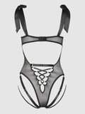 Melrose Embroidered Teddy - Fredericks Of Hollywood