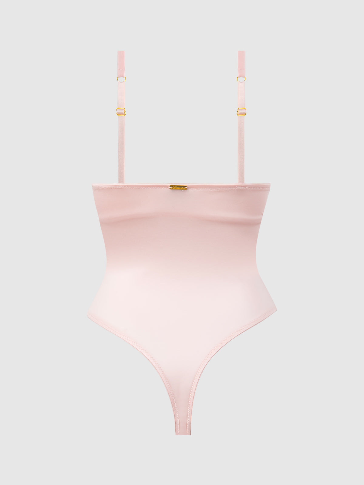 Rising Star Liquid Satin Swirl Plunge Bodysuit - Frederick's Of Hollywood