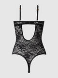 Mabel Lace Underwire Lace Up Teddy