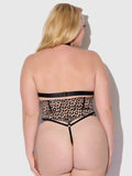 Raven Strappy Crotchless & Backless Teddy - Frederick's of Hollywood
