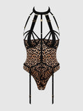 Raven Strappy Crotchless & Backless Teddy - Frederick's of Hollywood