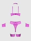 Arianna Lace & Chains Thigh Garter Teddy - Frederick's of Hollywood