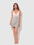 Lily Jersey & Lace Sleep Slip - Fredericks Of Hollywood