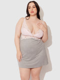 Lily Jersey & Lace Sleep Slip - Fredericks Of Hollywood