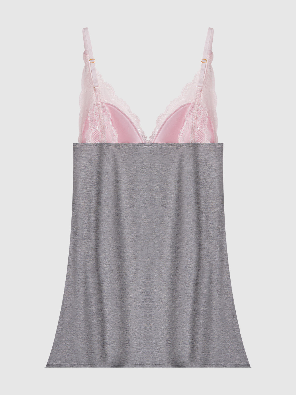 Lily Jersey & Lace Sleep Slip - Frederick's of Hollywood