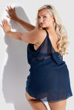 Rowen Bias Cut Layered Chiffon Slip