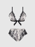Scarlett Satin Sleep Bra & Shorty Set - Frederick's of Hollywood