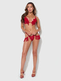 Hendrix Rising Star Fringe Plunge Push Up Bra - Frederick's of Hollywood