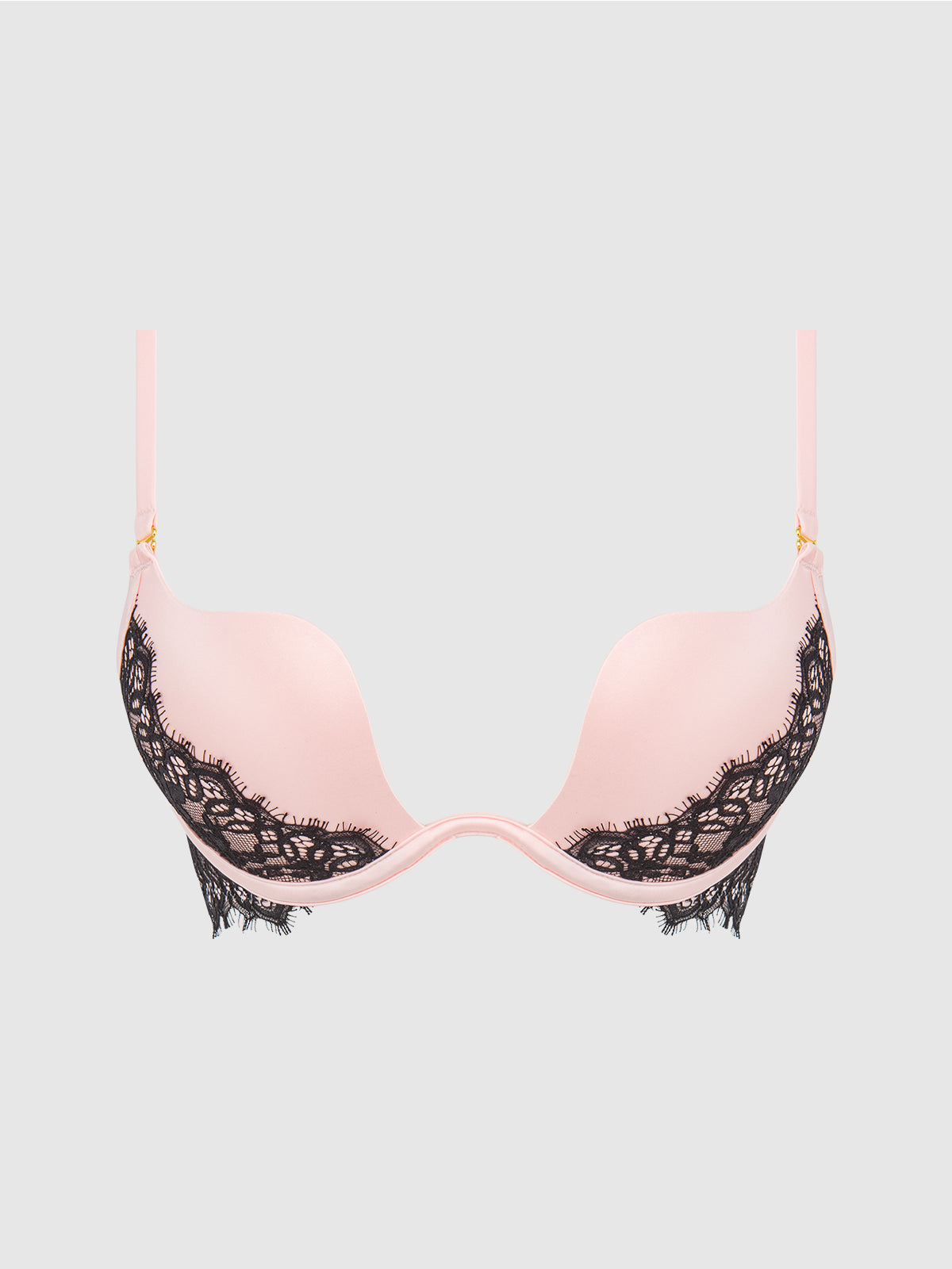 Rising Star Lace Swirl Plunge Push Up Bra - Frederick's Of Hollywood