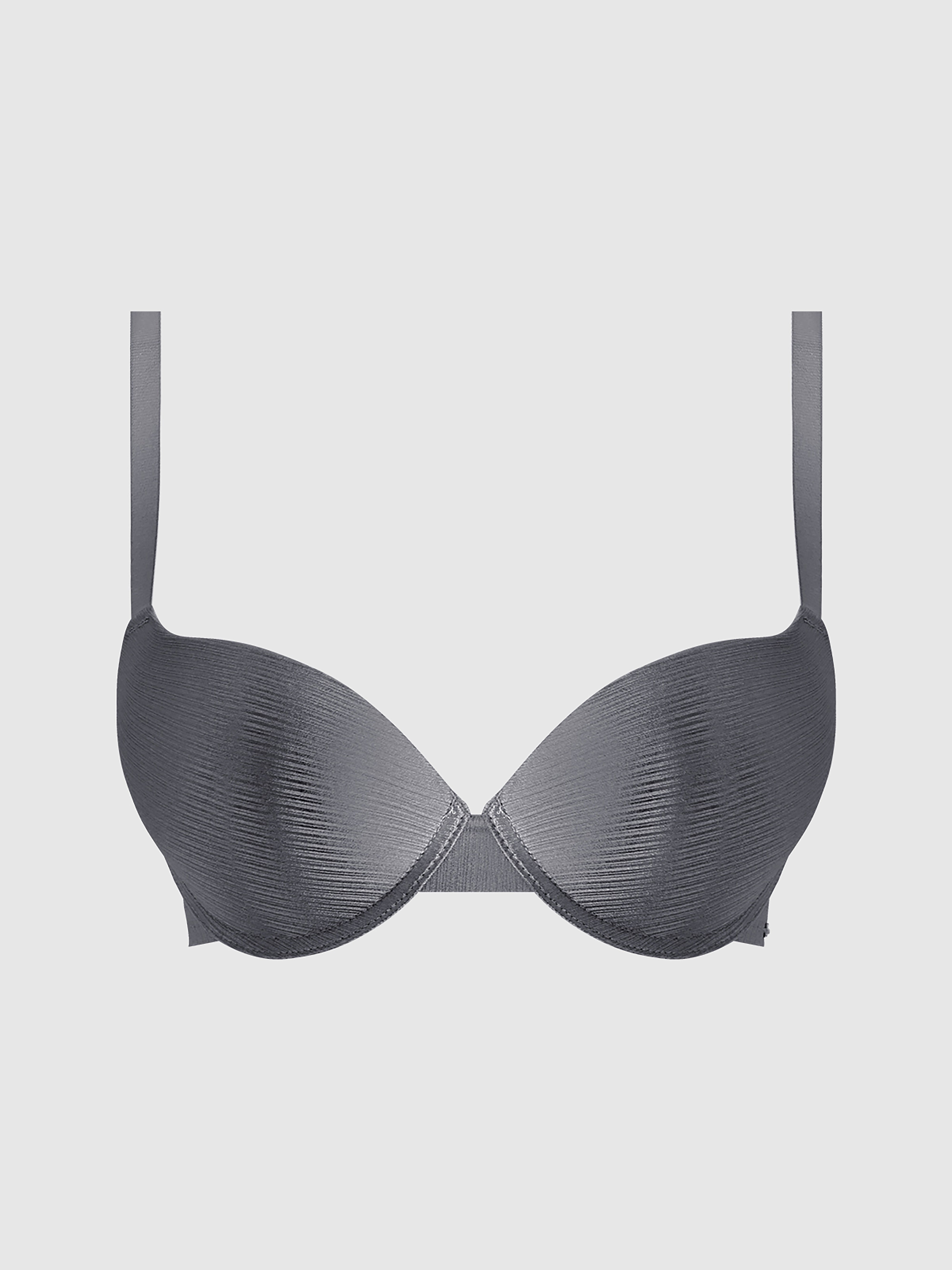 Mira Shimmer Micro Push Up T-Shirt Bra - Frederick's of Hollywood