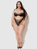 Luella Lace & Satin Demi Bra - Frederick's Of Hollywood