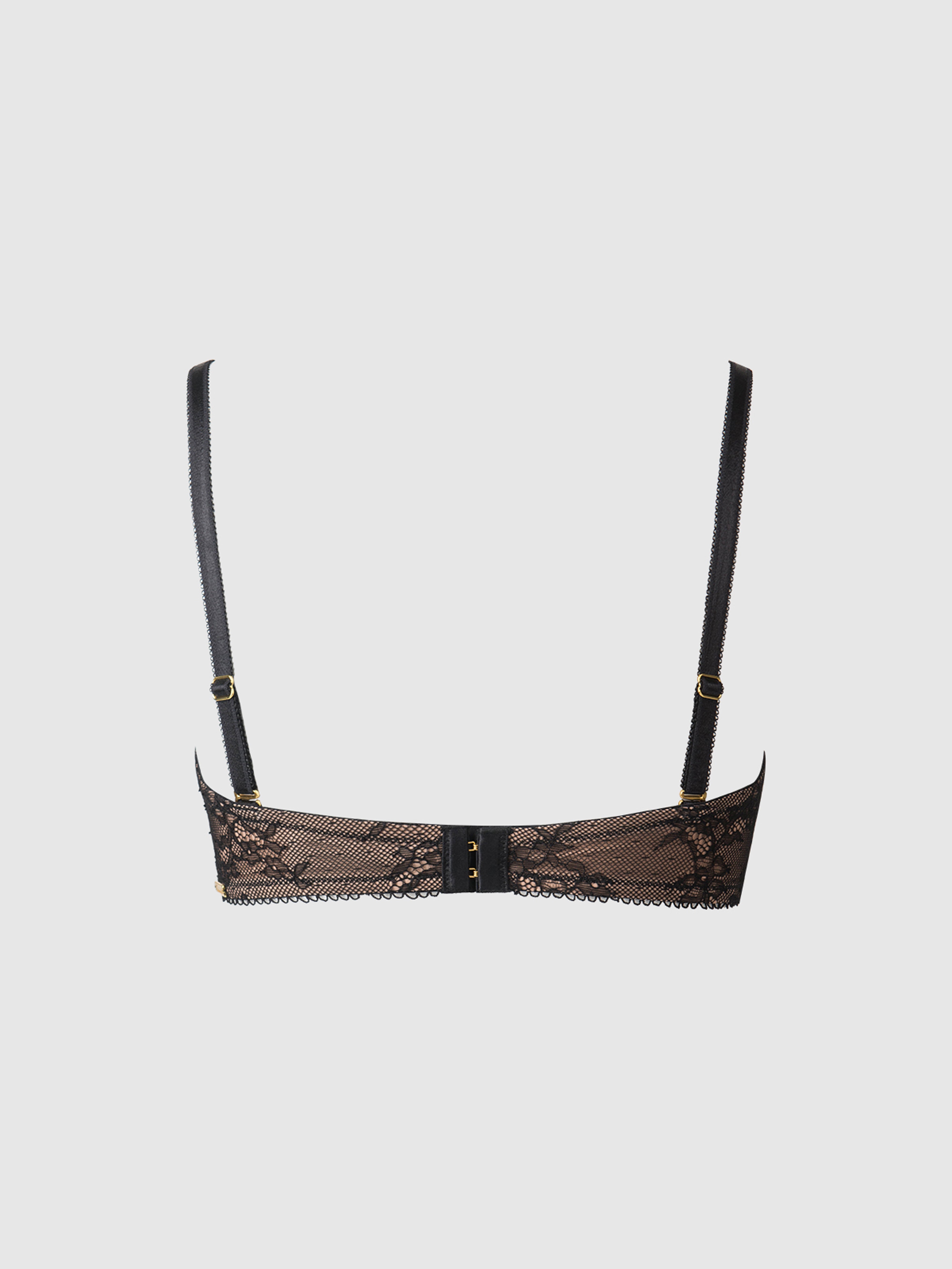 Luella Lace & Satin Demi Bra - Frederick's Of Hollywood