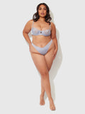 Serenity Lace & Satin Underwire Unlined Bra - Frederick's of Hollywood